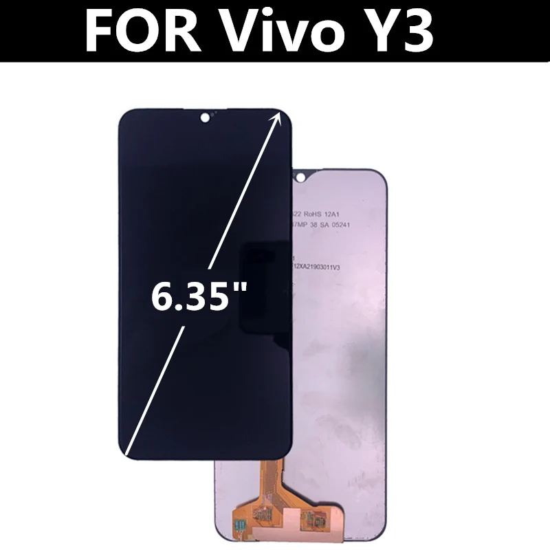 FOR VIVO Y3 V1901A LCD Display + Touch Screen Digitizer Assembly Replacement parts
FOR VIVO Y3 V1901A LCD Display + Touch Screen Digitizer Assembly Replacement parts