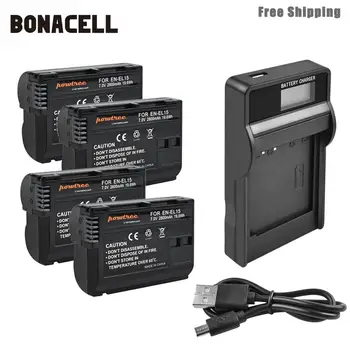 Bonacell 2800mAh EN-EL15 ENEL15 EN EL15 Camera Battery+LCD Charger For Nikon DSLR D600 D610 D800 D800E D810 D7000 D7100 L50
Bonacell 2800mAh EN-EL15 ENEL15 EN EL15 Camera Battery+LCD Charger For Nikon DSLR D600 D610 D800 D800E D810 D7000 D7100 L50