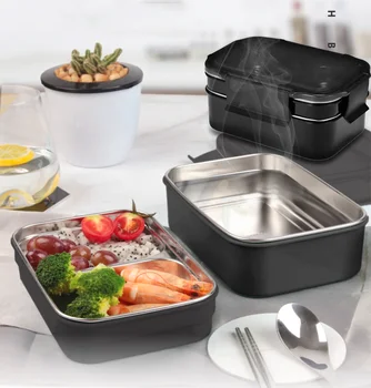 Japanese Kids Adult Lunch Box Double Layer Water Injection Heating 304 Stainless Steel Student Bento Box Lunchbox Food Container
Japanese Kids Adult Lunch Box Double Layer Water Injection Heating 304 Stainless Steel Student Bento Box Lunchbox Food Container