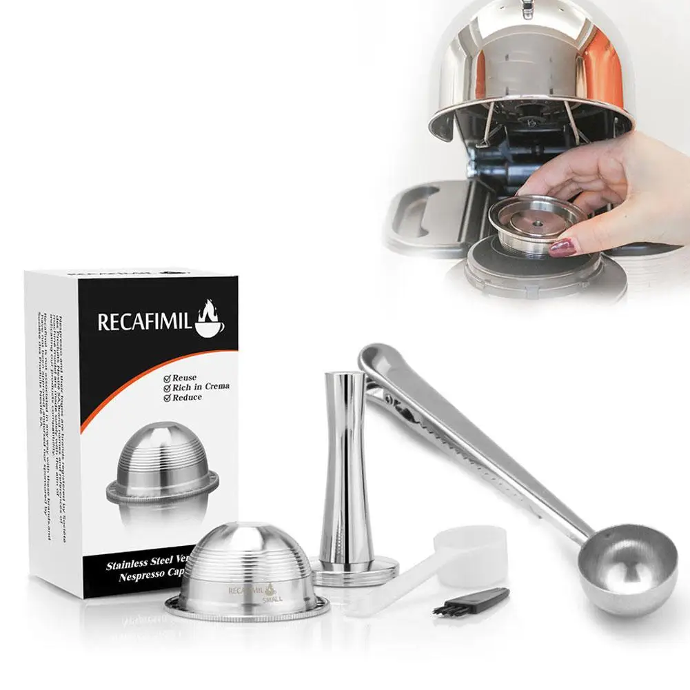 Stainless Steel Reusable Nespresso Capsule Permanent Coffee Pod Holder for Nespresso Machines
Stainless Steel Reusable Nespresso Capsule Permanent Coffee Pod Holder for Nespresso Machines