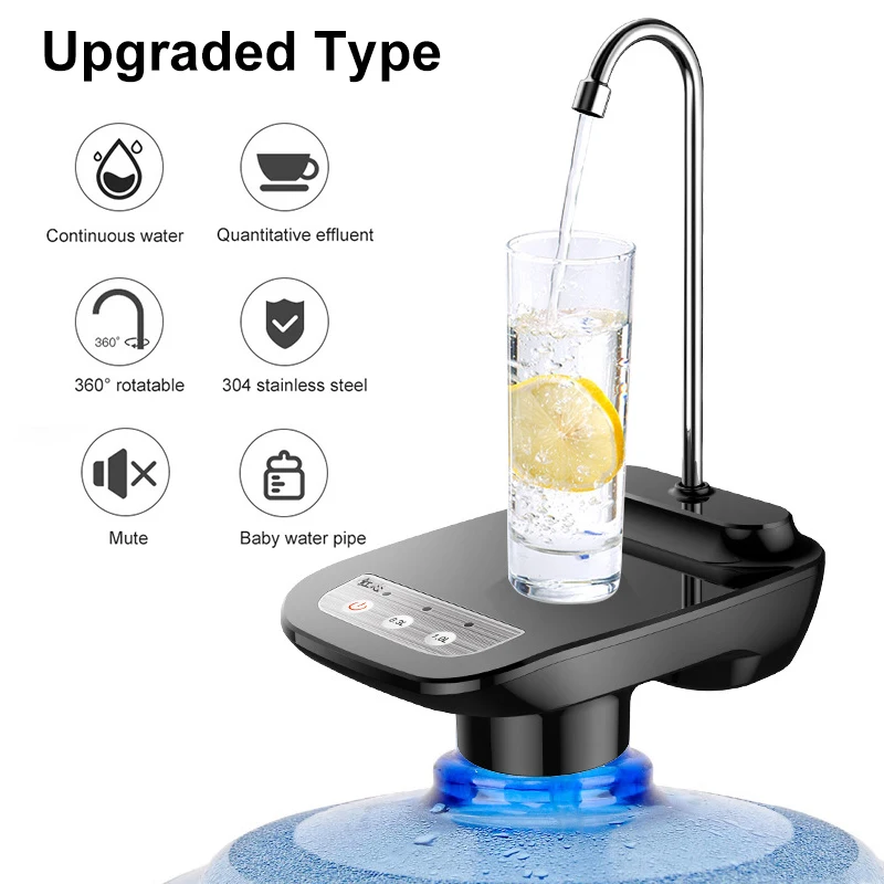 Automatic Electric Water Dispenser Wireless Portable Water Pump Bucket Bottle Dispenser USB Rechargeable Cooling Water Dispenser
Automatic Electric Water Dispenser Wireless Portable Water Pump Bucket Bottle Dispenser USB Rechargeable Cooling Water Dispenser