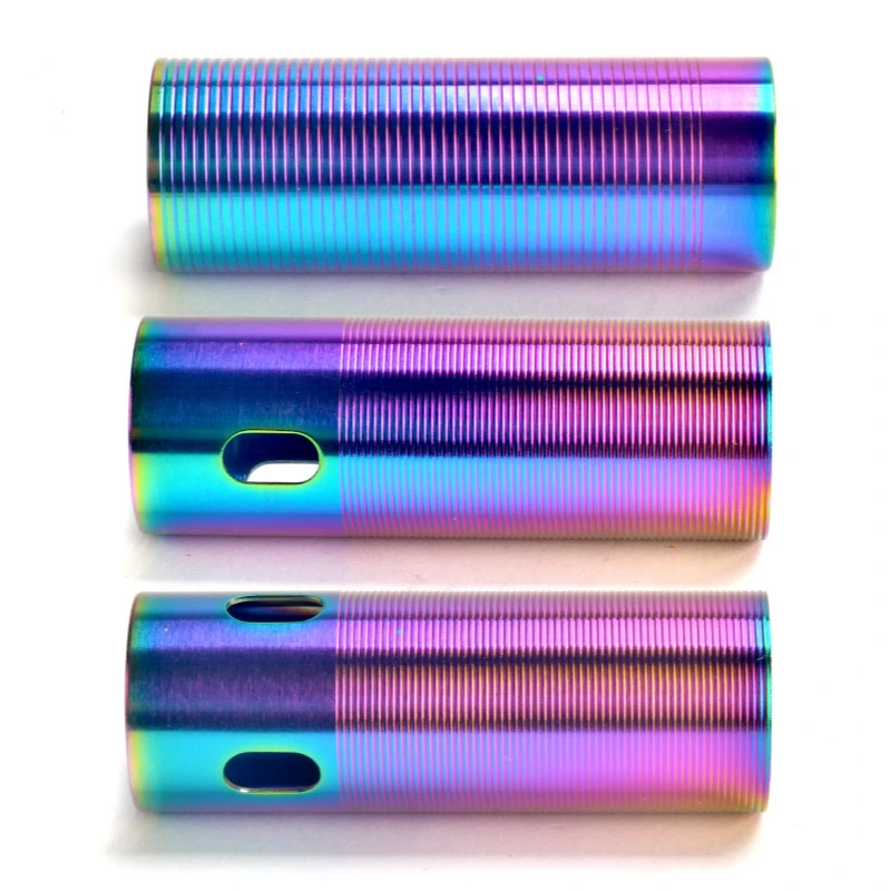 Competition Grade Stainless Steel Ported Bluing Cylinder Type 1/A Smooth Inner Wall V2/3 Airsoft AEG Gearbox Paintball Accessory
Competition Grade Stainless Steel Ported Bluing Cylinder Type 1/A Smooth Inner Wall V2/3 Airsoft AEG Gearbox Paintball Accessory