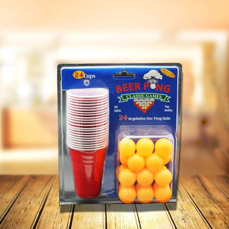 Double Blister 24 Beer Ping-Pong Game Cup Bar Game Wine Table Add to the Fun Indoor Casual Game Beer Pong
Double Blister 24 Beer Ping-Pong Game Cup Bar Game Wine Table Add to the Fun Indoor Casual Game Beer Pong