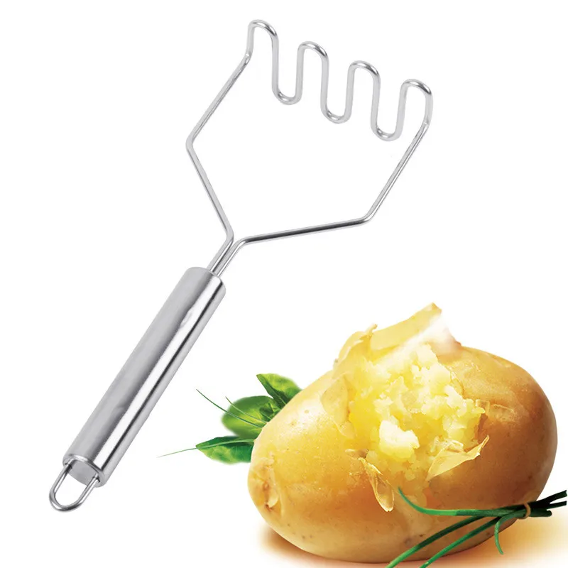 1Pcs Stainless Steel Wire Potato Mashers Multifunctional Kitchen Potato Masher Perfect for Making Mashed Potato Pumpkin Banana
1Pcs Stainless Steel Wire Potato Mashers Multifunctional Kitchen Potato Masher Perfect for Making Mashed Potato Pumpkin Banana