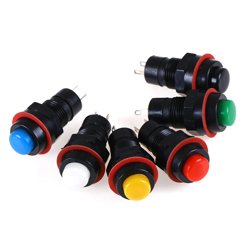 5Pcs/lot New Self-reset Push Button Switch 10mm Self Return Momentary Push Button Switch HUXUAN
5Pcs/lot New Self-reset Push Button Switch 10mm Self Return Momentary Push Button Switch HUXUAN