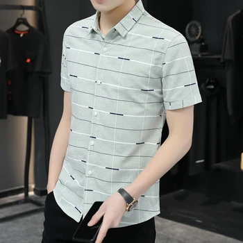 2020 social striped designer short shirts men slim fit vintage fashions men'sshort sleev shirt man dress jersey casual clothin
2020 social striped designer short shirts men slim fit vintage fashions men'sshort sleev shirt man dress jersey casual clothin