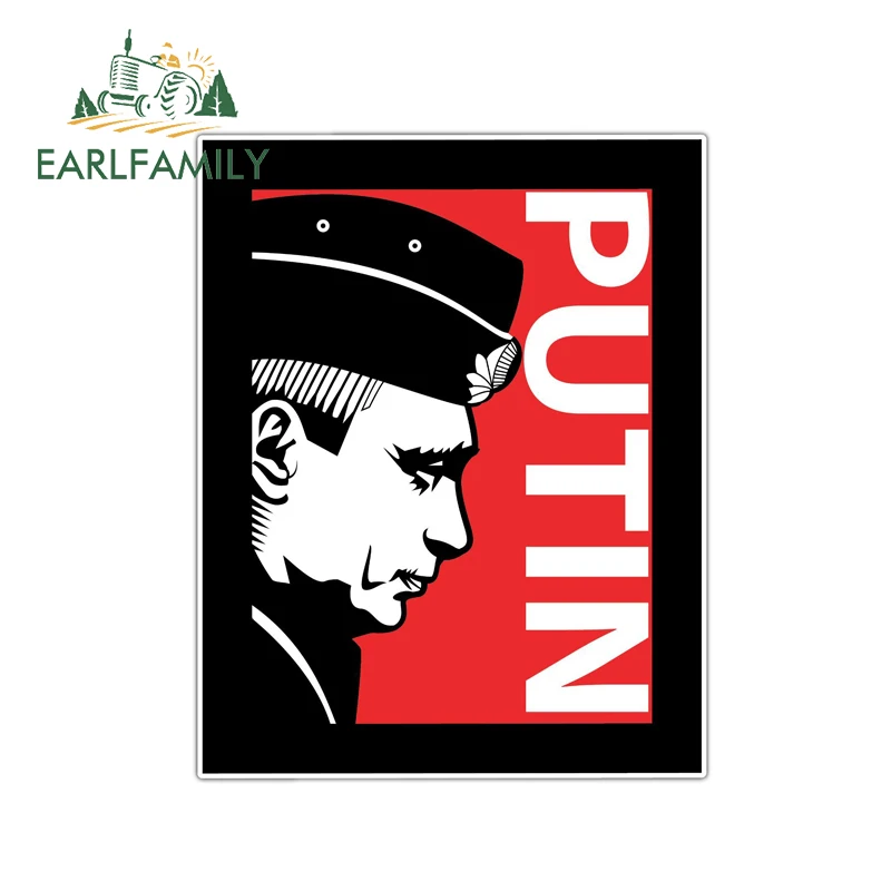 EARLFAMILY 13cm x 10.2cm Vladimir Putin Russia Reflective Car Sticker Decal Accessories Window Vinyl Wrap Bumper Rear Windshield
EARLFAMILY 13cm x 10.2cm Vladimir Putin Russia Reflective Car Sticker Decal Accessories Window Vinyl Wrap Bumper Rear Windshield