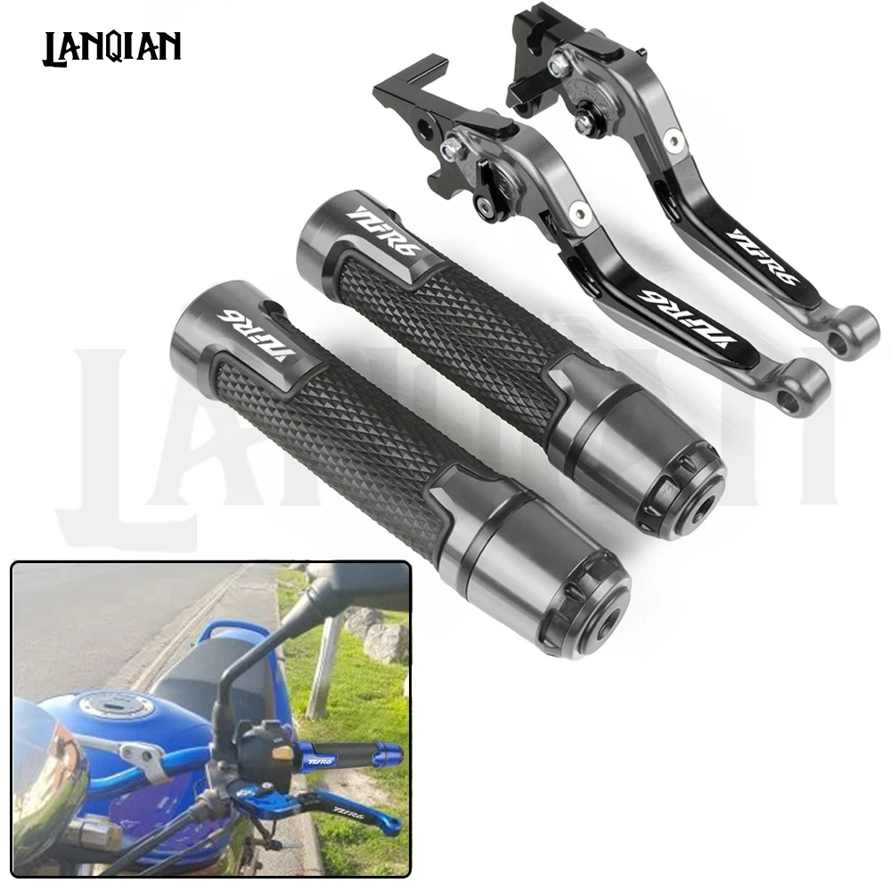 For Yamaha YZF R6 YZF-R6 Motorcycle CNC Brake Clutch Lever & 7/8 22MM Handlebar Grips YZFR6 2005 2006 2007- 2015 Accessories
For Yamaha YZF R6 YZF-R6 Motorcycle CNC Brake Clutch Lever & 7/8 22MM Handlebar Grips YZFR6 2005 2006 2007- 2015 Accessories