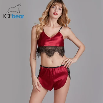 icebear 2020 new sexy pajamas women hot temptation lace two-piece suit home service SY-1593
icebear 2020 new sexy pajamas women hot temptation lace two-piece suit home service SY-1593