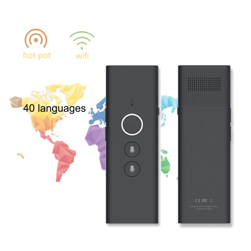 Portable T1 Translator Multi Languages Traductor Voice Translaty Personal Travel Assistant Simultaneous Interpretation Vertaler
Portable T1 Translator Multi Languages Traductor Voice Translaty Personal Travel Assistant Simultaneous Interpretation Vertaler