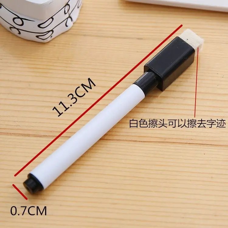 Wipable Whiteboard Pen hei ban bi Easy to Wipe Water-Based Black/white Marking Pen Teachers for Children Office Conference Drawi
Wipable Whiteboard Pen hei ban bi Easy to Wipe Water-Based Black/white Marking Pen Teachers for Children Office Conference Drawi