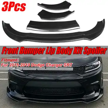Black/Carbon Fiber Look Car Front Bumper Lip Protector Chin Splitter Bumper Lip Deflector Lips For Dodge Charger SRT 2015-2019
Black/Carbon Fiber Look Car Front Bumper Lip Protector Chin Splitter Bumper Lip Deflector Lips For Dodge Charger SRT 2015-2019