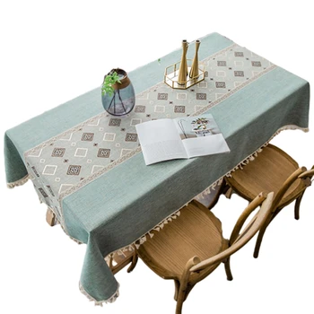 Luxury Rectangle Tablecloth Upscale Embroidered Relief Painting Pattern Table Cloth Pendant Tassel Christmas Decor Table Cover
Luxury Rectangle Tablecloth Upscale Embroidered Relief Painting Pattern Table Cloth Pendant Tassel Christmas Decor Table Cover