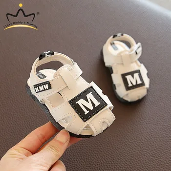 Summer Baby Sandals Solid Color M Letter Leather Anti-slip Soft Rubber Sole Baby Boy Girl Sandals Outdoor Beach Toddler Sandals
Summer Baby Sandals Solid Color M Letter Leather Anti-slip Soft Rubber Sole Baby Boy Girl Sandals Outdoor Beach Toddler Sandals