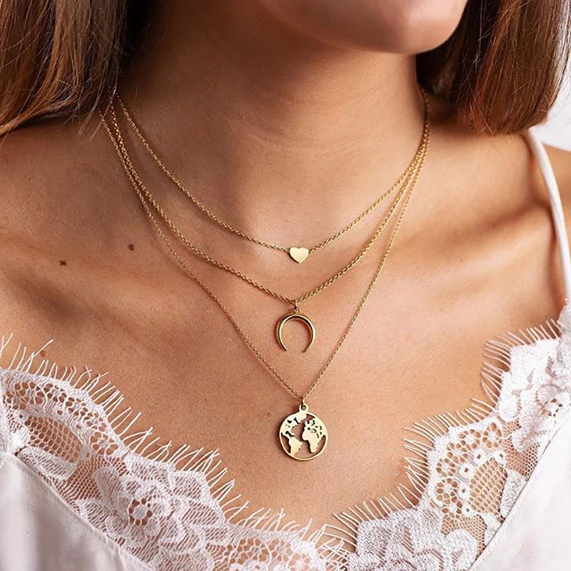 VKME new fashion necklace pendant necklace female wave boho retro multi-layer long necklace 2019 fashion jewelry
VKME new fashion necklace pendant necklace female wave boho retro multi-layer long necklace 2019 fashion jewelry