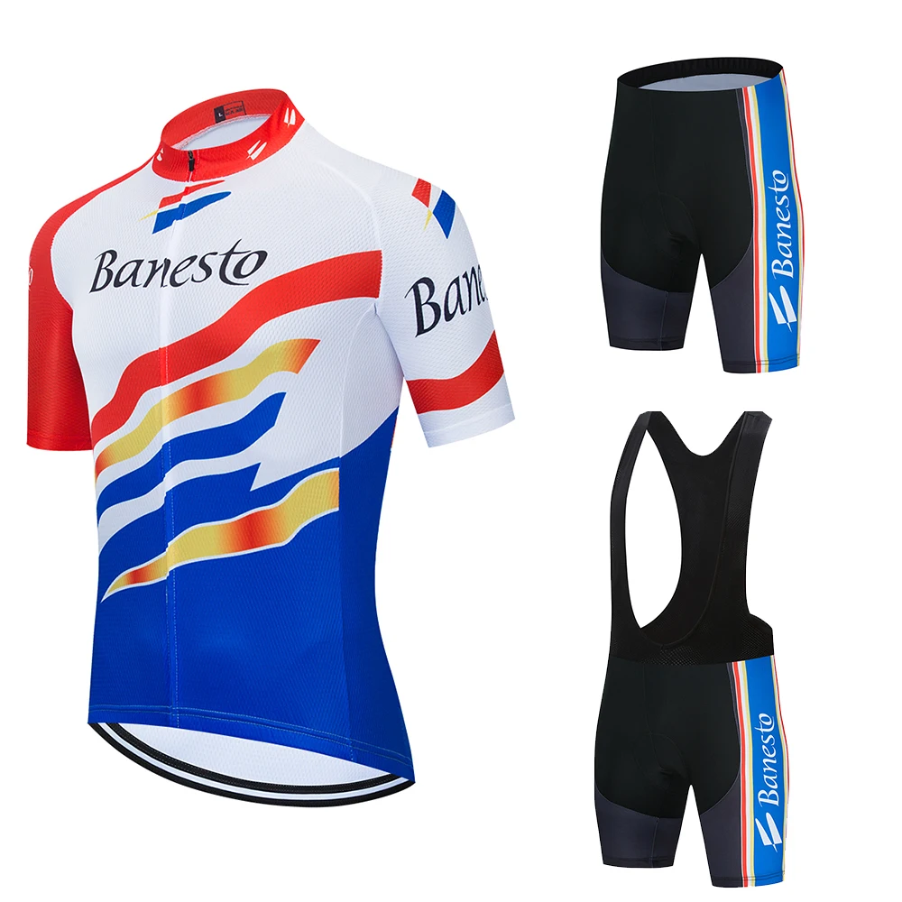 2020 team Banesto Cycling jerseys 9D bike shorts set Ropa Ciclismo MENS summer quick dry pro CYCLING Maillot pants clothes
2020 team Banesto Cycling jerseys 9D bike shorts set Ropa Ciclismo MENS summer quick dry pro CYCLING Maillot pants clothes