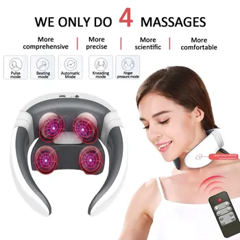 Smart 4D Magnetic Pulse Heated Electric Shoulder Neck Massager Far Infrared Heating Fatigue Pain Relief Cervical Massage
Smart 4D Magnetic Pulse Heated Electric Shoulder Neck Massager Far Infrared Heating Fatigue Pain Relief Cervical Massage