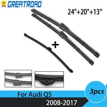 LHD RHD Wiper Front Rear Wiper Blades Set For Audi Q5 2008-2016 2017 Windshield Windscreen Window 24"+20"+13"
LHD RHD Wiper Front Rear Wiper Blades Set For Audi Q5 2008-2016 2017 Windshield Windscreen Window 24"+20"+13"