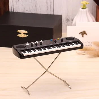 Mini Electronic Keyboard Model Ornaments Wooden Craftwork Toy Model Doll House Instrument Library Living Room Decoration
Mini Electronic Keyboard Model Ornaments Wooden Craftwork Toy Model Doll House Instrument Library Living Room Decoration