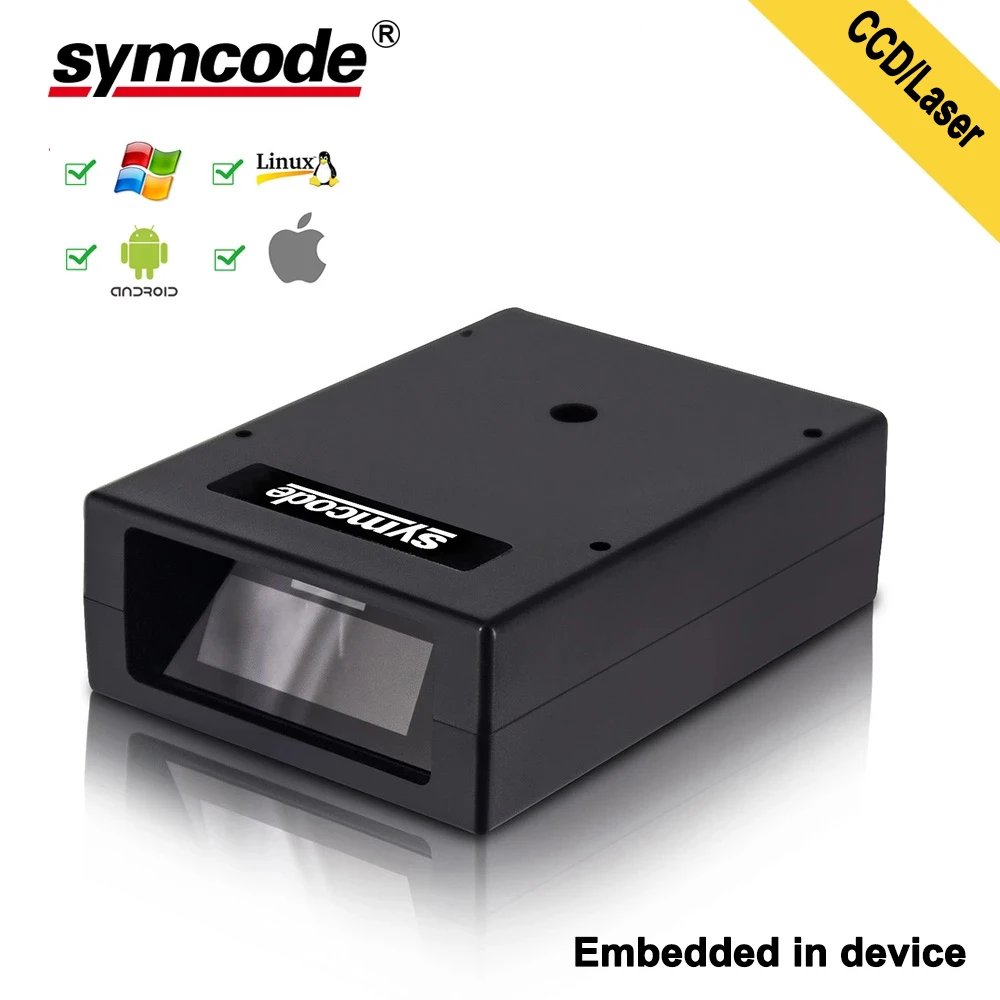 Фото Сканер штрих-кода 1D с автоматическим Индукционным сканированием USB лазерный/CCD