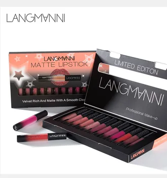 12 pcs of non-stick cup matte matte lip gloss lip gloss set liquid lipstick
12 pcs of non-stick cup matte matte lip gloss lip gloss set liquid lipstick