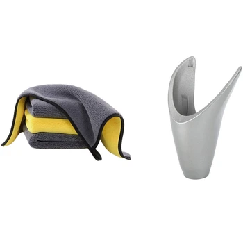 4 Pcs Premium Ultra Thick Plush Microfiber Towel & 1 Pcs Car Gear Head Cover Handball Trim Shift Knob Cover
4 Pcs Premium Ultra Thick Plush Microfiber Towel & 1 Pcs Car Gear Head Cover Handball Trim Shift Knob Cover