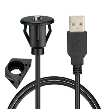 1M Car Dash Board Mount a Male to a Female USB 2.0 Socket Extension Panel Cable Dec14 Data Line Standard Smart Devices Set
1M Car Dash Board Mount a Male to a Female USB 2.0 Socket Extension Panel Cable Dec14 Data Line Standard Smart Devices Set