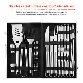 Barbecue Combination Tool Set Aluminum Box Stainless Steel Barbecue Set Bbq Barbecue Tool Combination
Barbecue Combination Tool Set Aluminum Box Stainless Steel Barbecue Set Bbq Barbecue Tool Combination