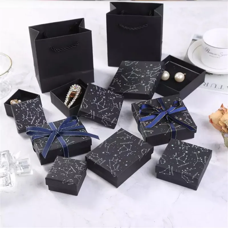 10pcs Starry sky Paper Cardboard Jewelry Boxes Storage Display Carrying Box For Necklaces Bracelets Earrings Square Rectangle
10pcs Starry sky Paper Cardboard Jewelry Boxes Storage Display Carrying Box For Necklaces Bracelets Earrings Square Rectangle