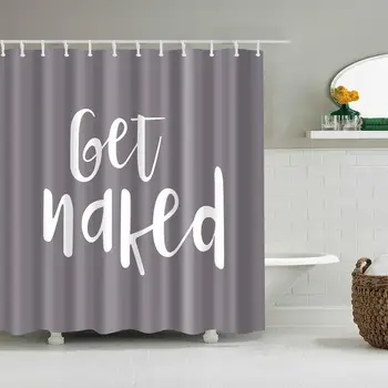 Waterproof Thicken Grey Get Naked Polyester Mildew Proof Bath Tub Shower Curtain with 12 pcs Hooks
Waterproof Thicken Grey Get Naked Polyester Mildew Proof Bath Tub Shower Curtain with 12 pcs Hooks