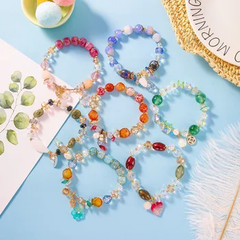 CHENFAN bracelet for women collection Bohemia holiday natural stone bracelet small fresh leaves flower bracelet female
CHENFAN bracelet for women collection Bohemia holiday natural stone bracelet small fresh leaves flower bracelet female