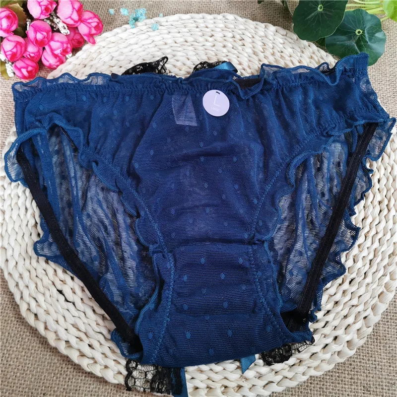 Dark blue panties women's cotton crotch with bowknot breathable summer thin ladies sexy girls day wear briefs
Dark blue panties women's cotton crotch with bowknot breathable summer thin ladies sexy girls day wear briefs