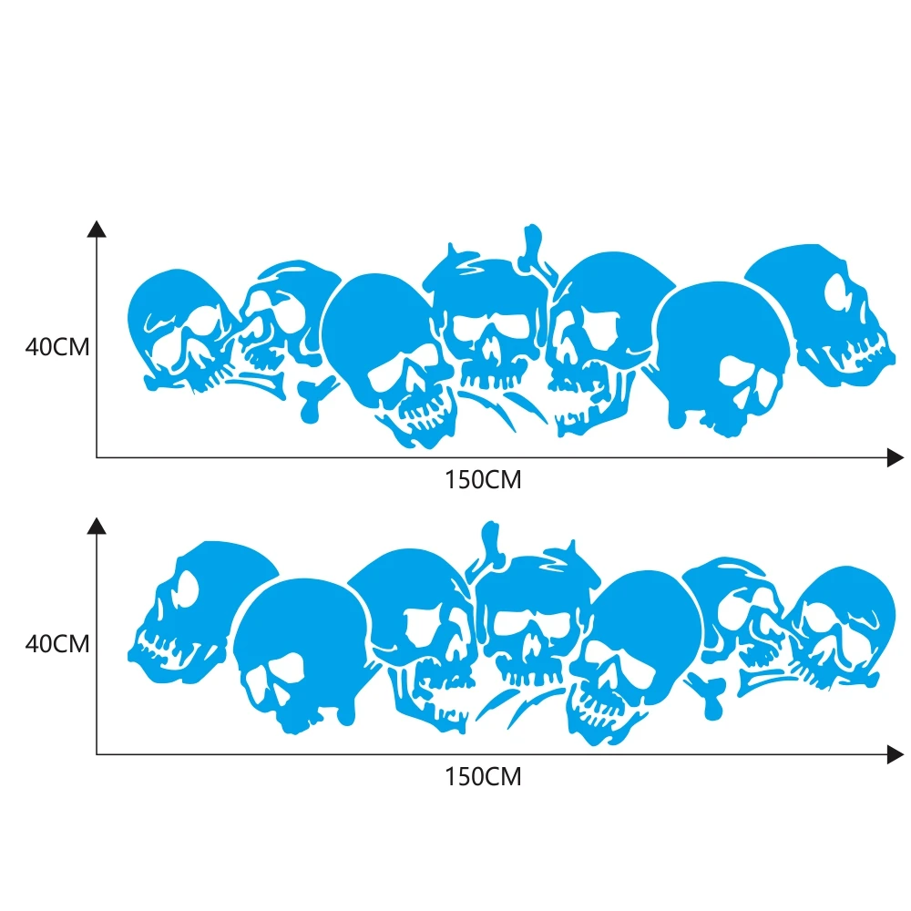 Car Seven Skull Vinyl Totem Sticker 2pcs Decorative Body Sticker Motorcycle Decals 22.8*6.7CM D-1025
Car Seven Skull Vinyl Totem Sticker 2pcs Decorative Body Sticker Motorcycle Decals 22.8*6.7CM D-1025