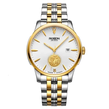 ROSDN Limited Men's Watches Luxury Brand Japan Automatic Mechanical Watch Men 24K Gold Design 50M Waterpoof Couples Watch R2163M
ROSDN Limited Men's Watches Luxury Brand Japan Automatic Mechanical Watch Men 24K Gold Design 50M Waterpoof Couples Watch R2163M