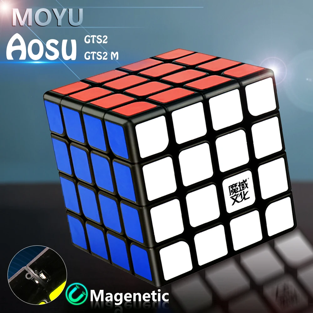New MoYu Aosu GTS2M Magic Magnetic Speed Cube 4x4x4 Stickerless Professional Magnets GTS2 M Puzzle Cubo Magico Educational Toys
New MoYu Aosu GTS2M Magic Magnetic Speed Cube 4x4x4 Stickerless Professional Magnets GTS2 M Puzzle Cubo Magico Educational Toys