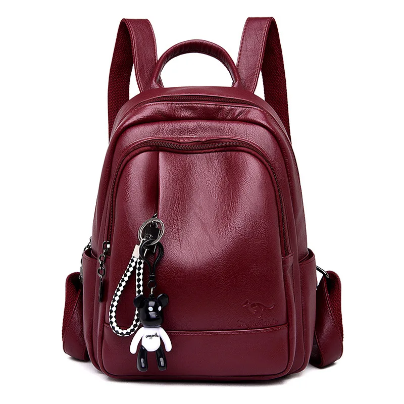 Backpack Women's 2019 New Style Fashion Korean-style Fashion Schoolbag Casual Versatile Travel Large Capacity Soft Leather Backp
Backpack Women's 2019 New Style Fashion Korean-style Fashion Schoolbag Casual Versatile Travel Large Capacity Soft Leather Backp