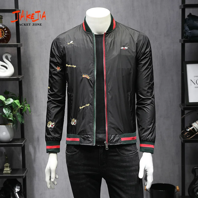 JIAKEJIA 2020 new spring men jacket embroidery jacket men zipper man jacket Baseball collar jacket man coat
JIAKEJIA 2020 new spring men jacket embroidery jacket men zipper man jacket Baseball collar jacket man coat