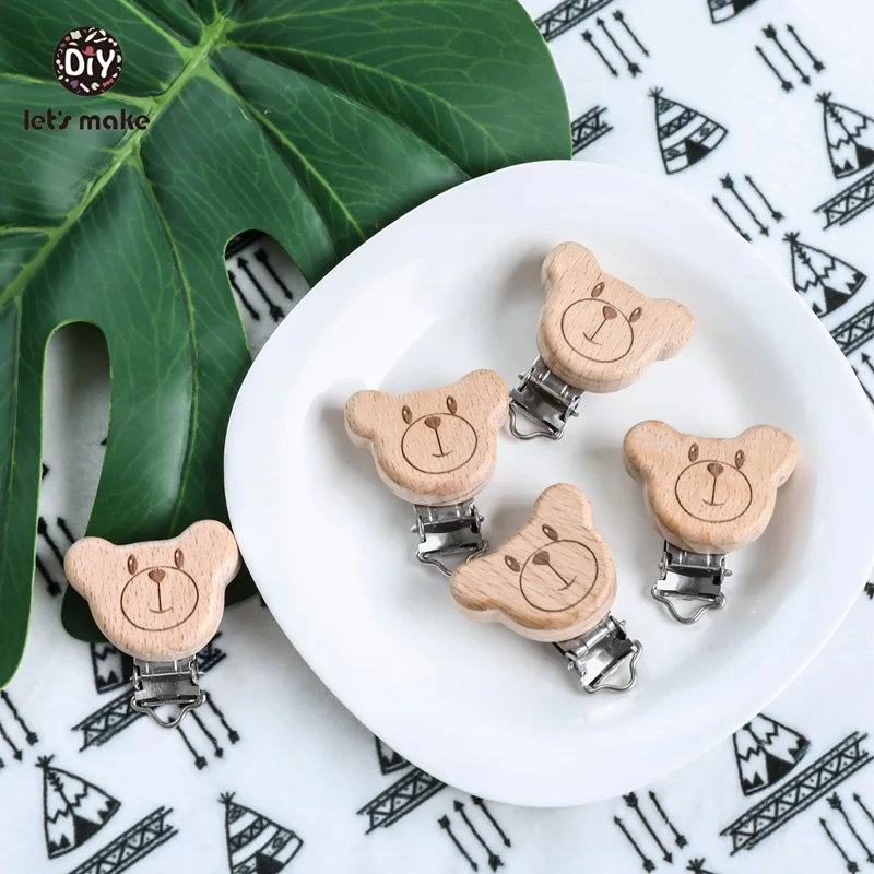 Let's make Dummy Clip 1pc Beech Wooden Teether Pacifier Clip Printing Animal Fox Panda Bear DIY Nursing Accessories Baby Teether
Let's make Dummy Clip 1pc Beech Wooden Teether Pacifier Clip Printing Animal Fox Panda Bear DIY Nursing Accessories Baby Teether