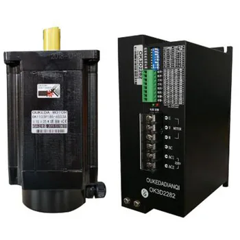 OK3D2282 driver and OK1103P185-6503 stepper motor 110 three-phase stepper motor set driver 16Nm high torque Nema42 Stepper
OK3D2282 driver and OK1103P185-6503 stepper motor 110 three-phase stepper motor set driver 16Nm high torque Nema42 Stepper