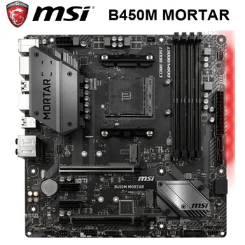 Socket AM4 MSI B450M MORTAR Motherboard AMD B450 AM4 DDR4 64GB PCI-E 3.0 AMD Ryzen Original Desktop MSI B450M MORTAR Mainboard
Socket AM4 MSI B450M MORTAR Motherboard AMD B450 AM4 DDR4 64GB PCI-E 3.0 AMD Ryzen Original Desktop MSI B450M MORTAR Mainboard