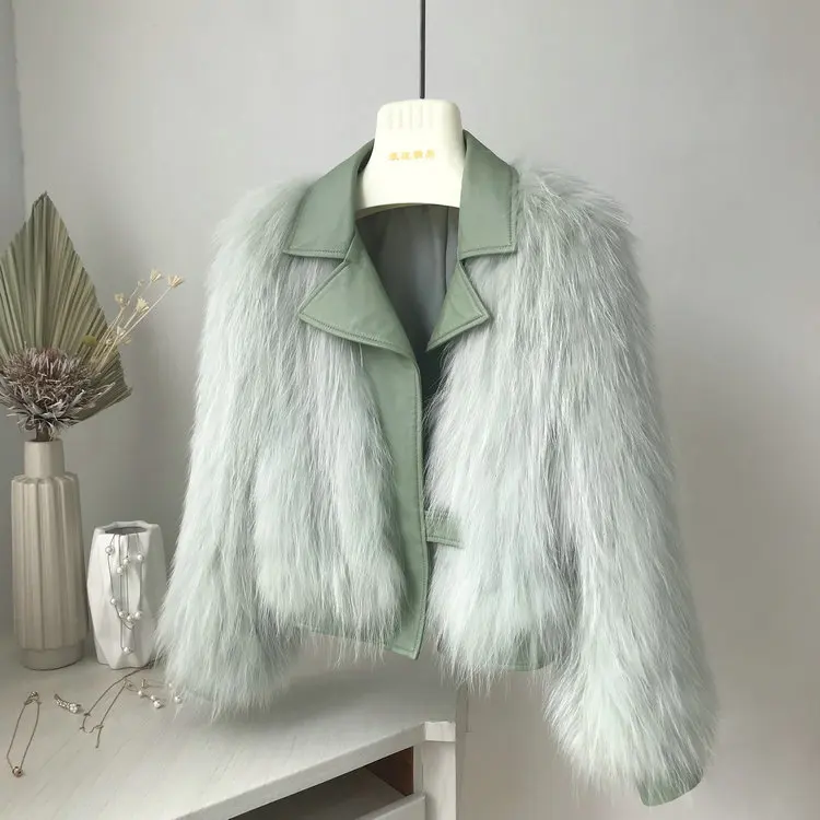 genuine leather jacket women's genuine raccoon fur coats (22)