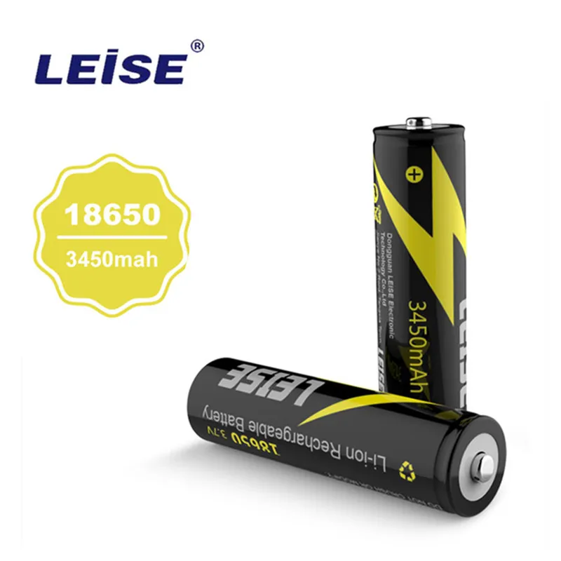 Leise 2019 New Original 18650 3450mah Lithium 3.7V 18650 Rechargeable Battery Li-ion Power Bank Battery For Flashlight headlight
Leise 2019 New Original 18650 3450mah Lithium 3.7V 18650 Rechargeable Battery Li-ion Power Bank Battery For Flashlight headlight
