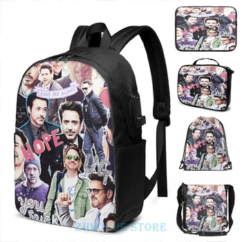 Robert Downey Jr. fangirl edit tumblr collage USB Charge Backpack men School bags Women bag Travel laptop bag
Robert Downey Jr. fangirl edit tumblr collage USB Charge Backpack men School bags Women bag Travel laptop bag