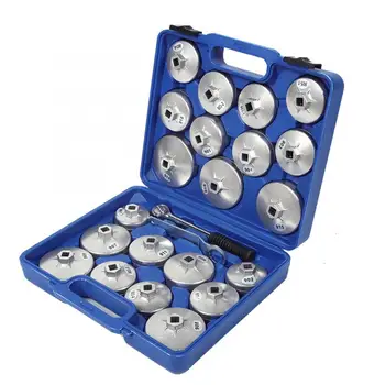 23Pcs Aluminum Oil Filter Removal Cap Wrench Socket Professional Dual-use Spanner Remover Tool Kit
23Pcs Aluminum Oil Filter Removal Cap Wrench Socket Professional Dual-use Spanner Remover Tool Kit