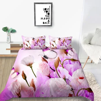 Pink Bedding Set Rose Beautiful Romantic Duvet Cover Butterflies King Queen Twin Full Single Double Unique Design Bed Set
Pink Bedding Set Rose Beautiful Romantic Duvet Cover Butterflies King Queen Twin Full Single Double Unique Design Bed Set