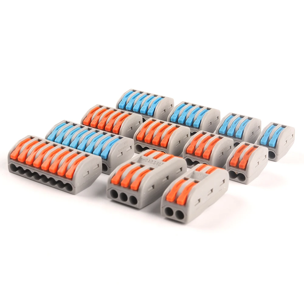 Quick Wire Wiring Connector 222 type PCT Electric Power connectors universal compact plug-in terminal block SPL-2/3
Quick Wire Wiring Connector 222 type PCT Electric Power connectors universal compact plug-in terminal block SPL-2/3