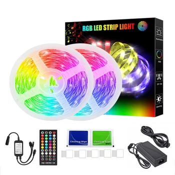 5050 SMD 10M RGB Bluetooth LED Light Strip Phone Control Wireless WiFi Tape Works Home IFFFT DC 12V Flexible Strip Light+Power
5050 SMD 10M RGB Bluetooth LED Light Strip Phone Control Wireless WiFi Tape Works Home IFFFT DC 12V Flexible Strip Light+Power