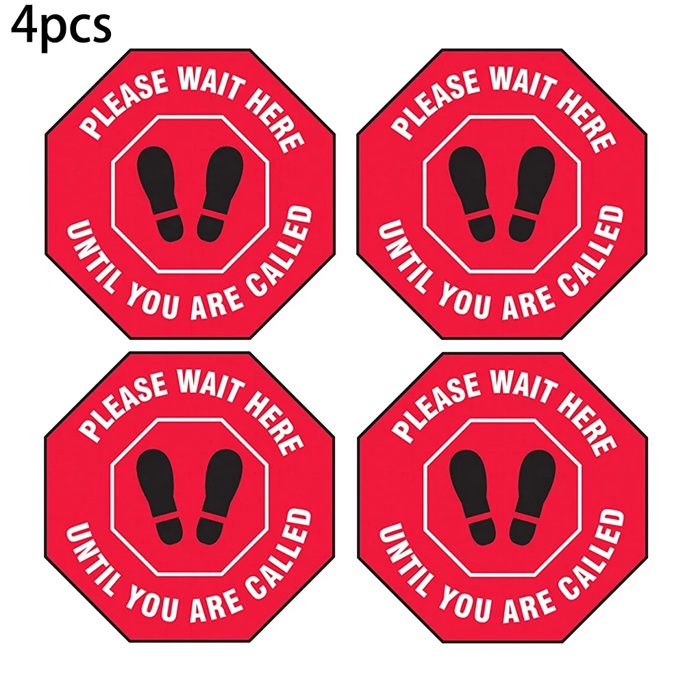 4Pcs Waterproof Pvc Red Wall Ground Decor Stickers For Shop Floor Decals Self Ahesive Social Tips For Keeping A Safe Distance
4Pcs Waterproof Pvc Red Wall Ground Decor Stickers For Shop Floor Decals Self Ahesive Social Tips For Keeping A Safe Distance