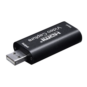 Mini Video Capture Card USB 2.0 HDMI Video Grabber Record Box fr PS4 Game DVD Camcorder HD Camera Recording Live Streaming
Mini Video Capture Card USB 2.0 HDMI Video Grabber Record Box fr PS4 Game DVD Camcorder HD Camera Recording Live Streaming