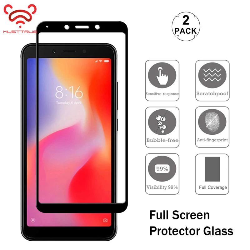 MUSTTRUE 2pcs Screen Protector for Xiaomi 6 6A 6Pro Tempered Glass for Redmi note5 5a Glass Film for xiaomi mi 8 se 6x 5x 5 plus
MUSTTRUE 2pcs Screen Protector for Xiaomi 6 6A 6Pro Tempered Glass for Redmi note5 5a Glass Film for xiaomi mi 8 se 6x 5x 5 plus